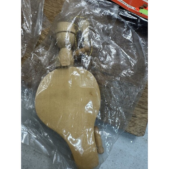 Vintage Lot of 23 Wooden Christmas Ornaments New Old Stock Woolworths? - Picture 6 of 16